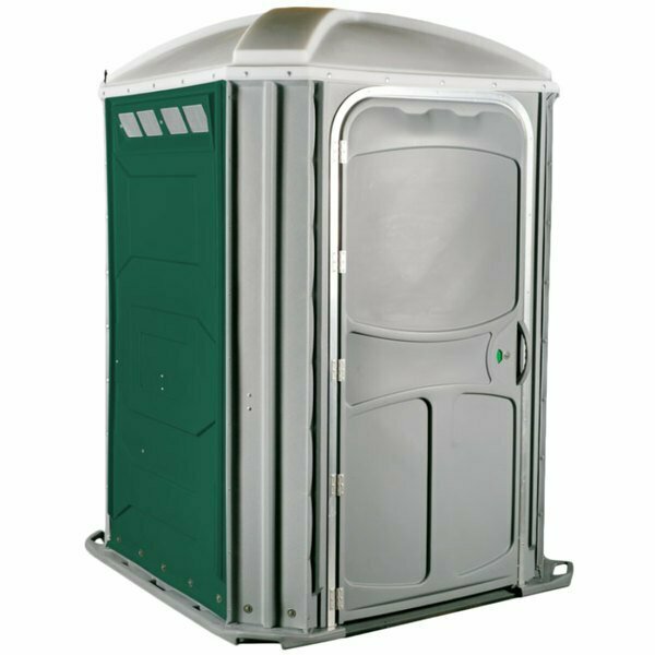 Polyjohn PH03-1003 Comfort XL Evergreen Wheelchair Accessible Portable Restroom - Assembled 621PH031003